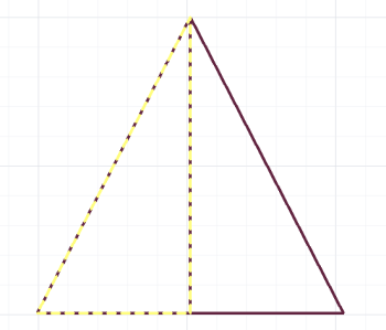 repeated triangles mirrored