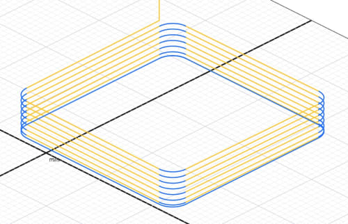 spiral ramping illustration