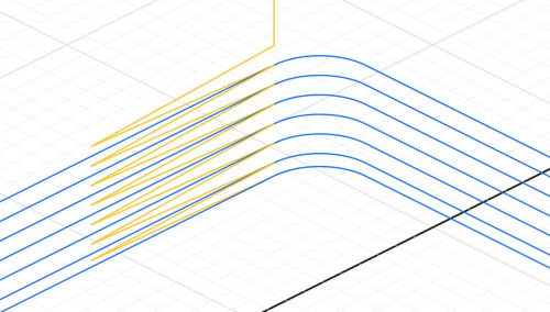 zig-zag ramping illustration