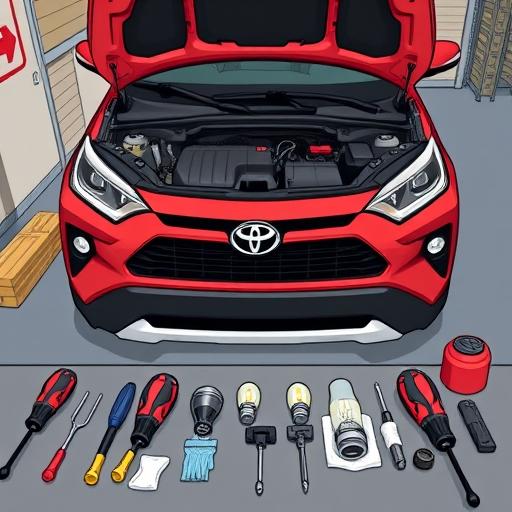 Как поменять лампочку в Toyota RAV4: Пошаговое руководство для начинающих
