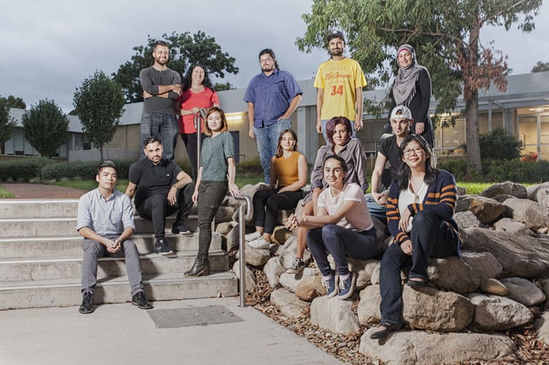 The SWEATSHOP writers' group. Image credit: Chris Woe