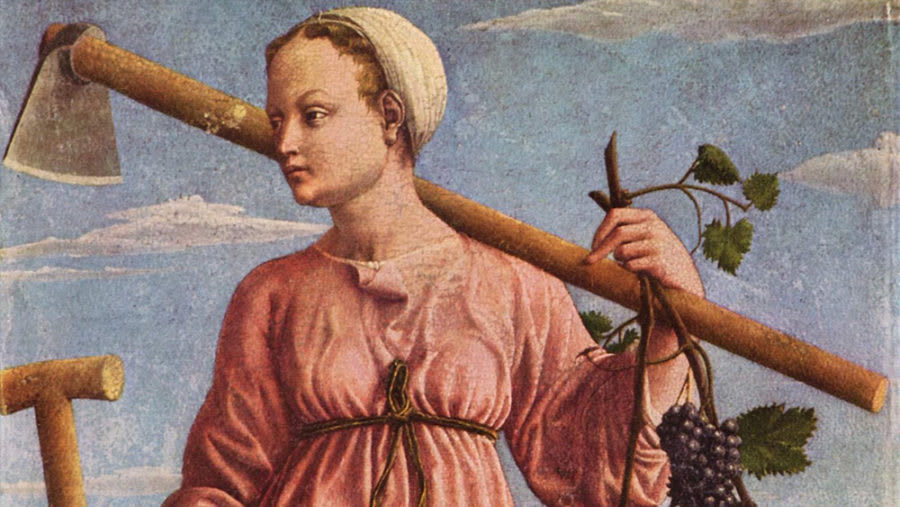 Polyhymnia the Muse of sacred poetry