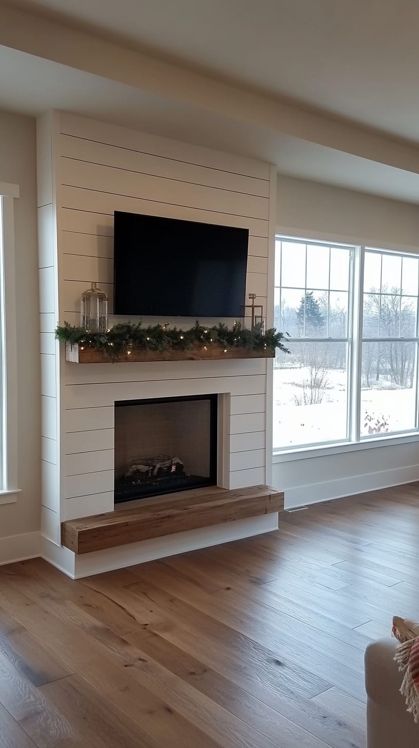 26 Stunning Shiplap Fireplace Ideas to Elevate Your Interior Design ...