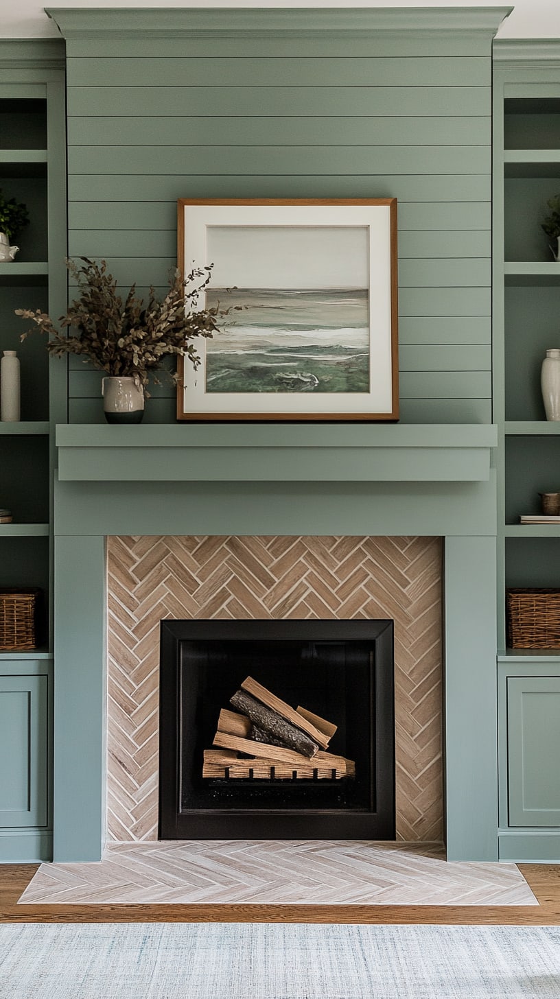 25 Stylish Shiplap Fireplace Ideas to Transform Your Living Space ...
