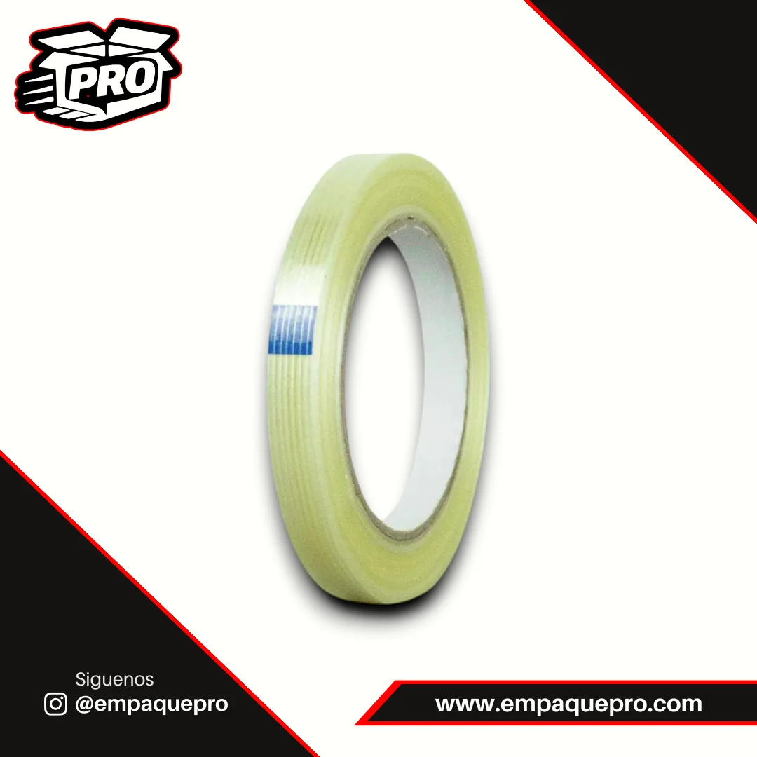 12 Mm X 50 M Cinta 196 T Adhesiva Flejadora