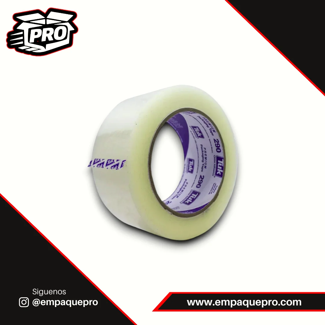 48 Mm X 150 M Cinta 290 Cinta De Empaque Acrilico Transparente