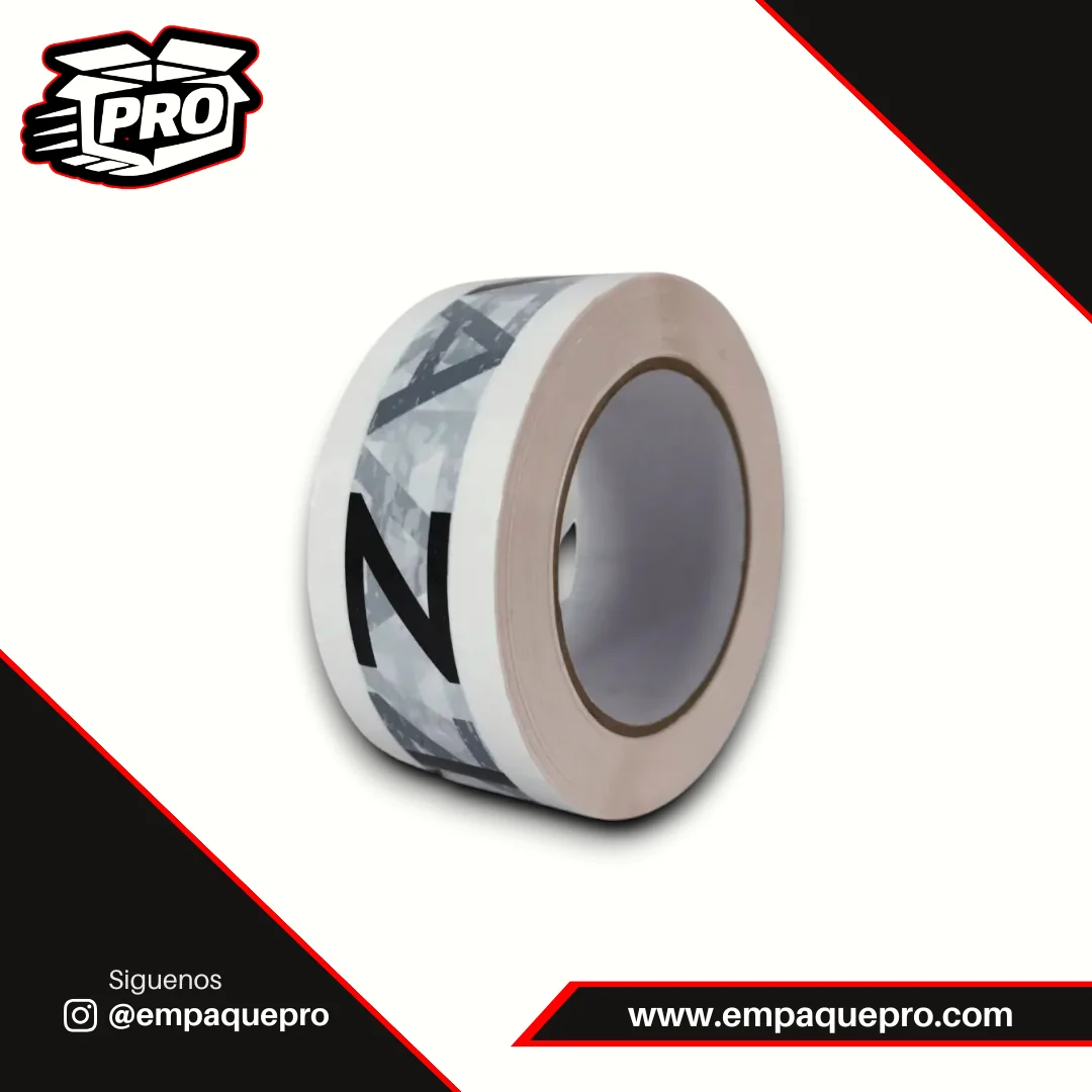 48 Mm X 150 M Cinta Adhesiva Personalizada Blanca A 1 Tinta