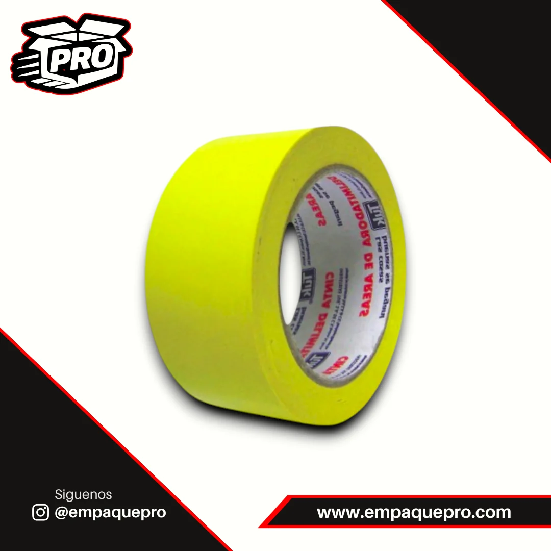 Cinta Delimitadora Amarilla Tuk 340 48Mm X 33Mt