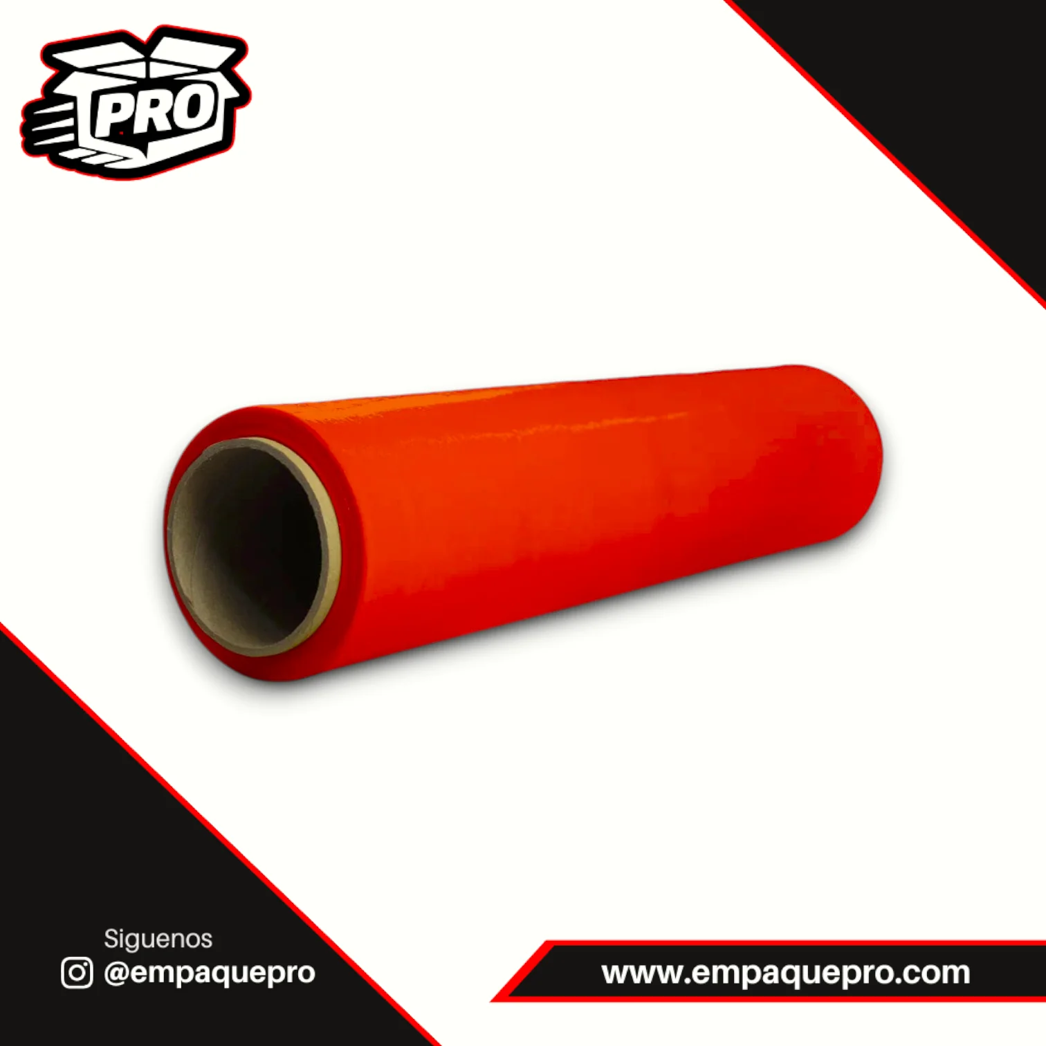 Rollos De Plastico Naranja Cal60
