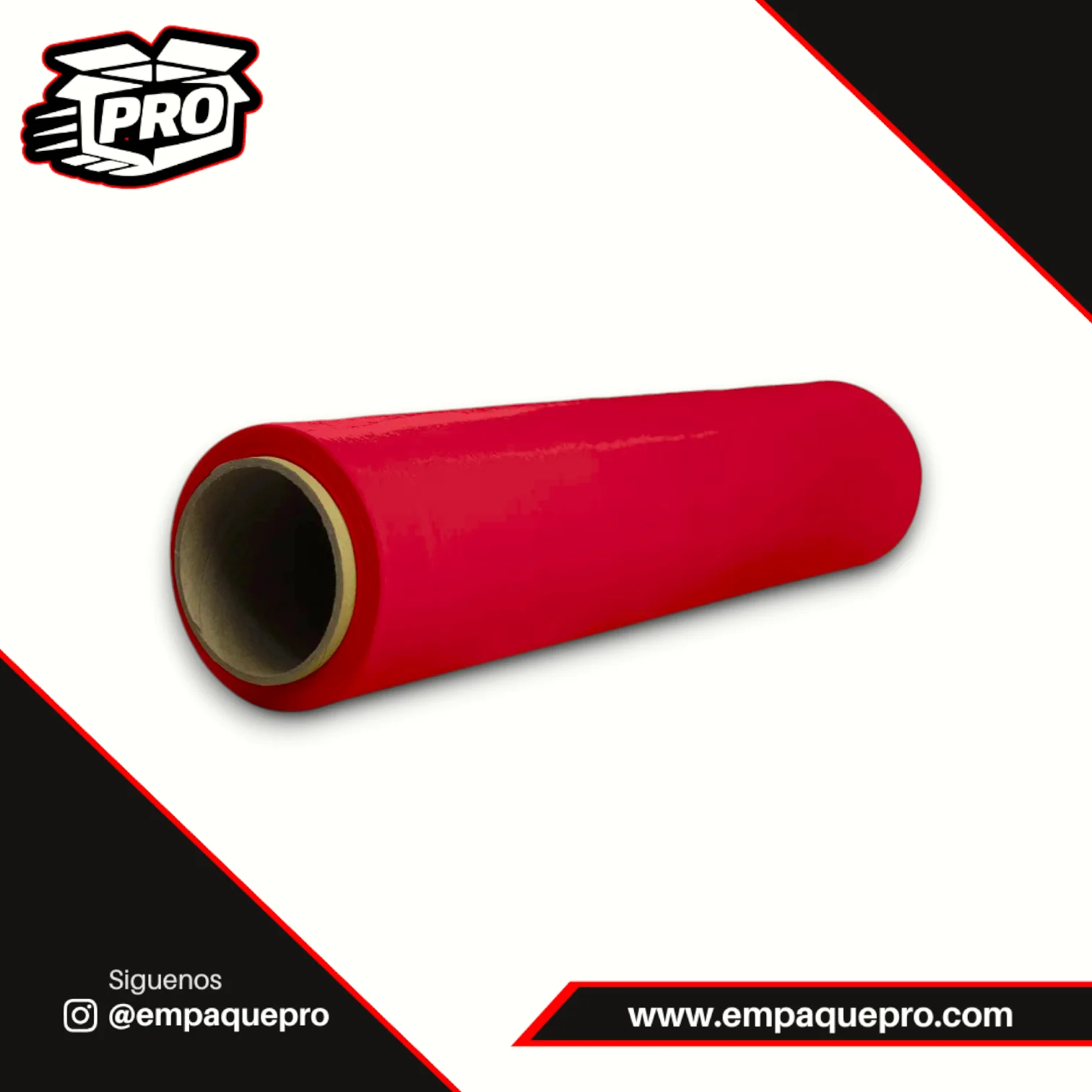 Rollos De Plastico Rojo