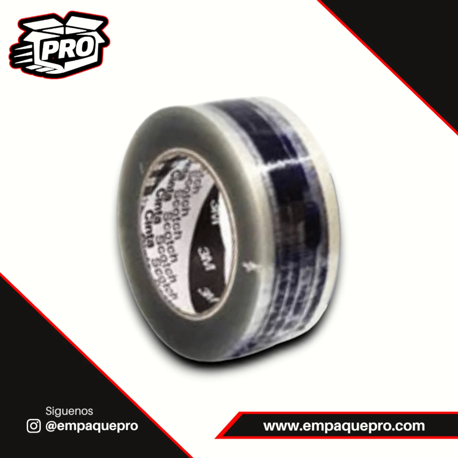 Transparente Cinta Adhesiva Personalizada 2 Tintas