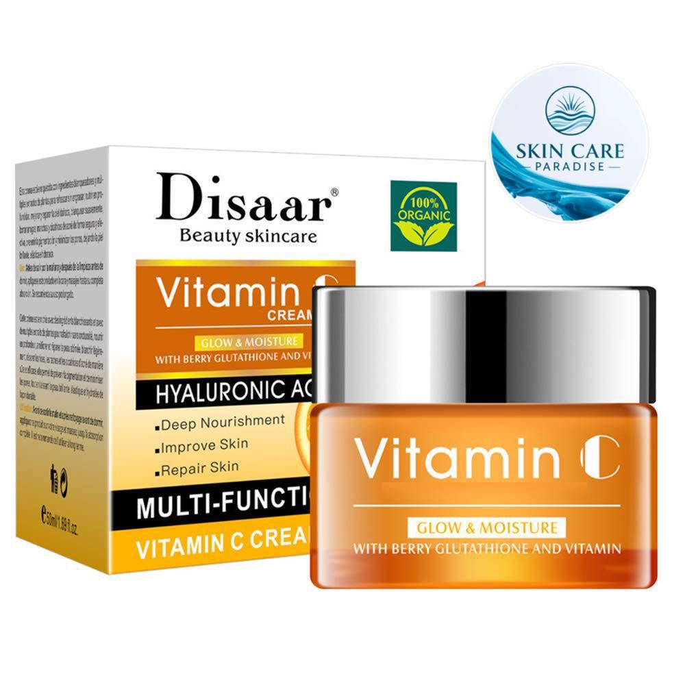 Disaar Crema Facial de Vitamina C con Acido Hialurónico