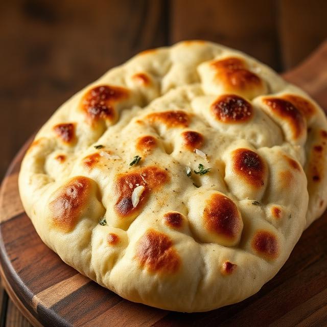 Bread Basket — Five breads — butter, garlic, cheese, tandoori and