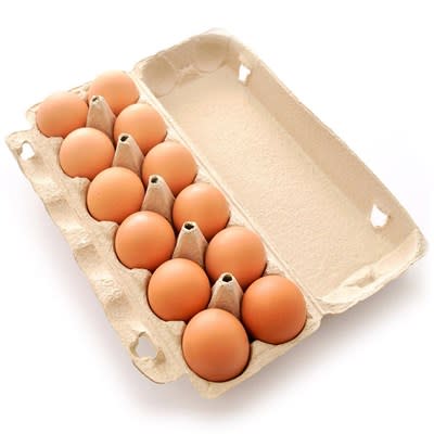 12 Free Range Eggs (Large)  One Dozen
