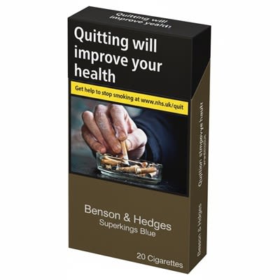 Benson & Hedges Superkings Blue 20 Cigarettes