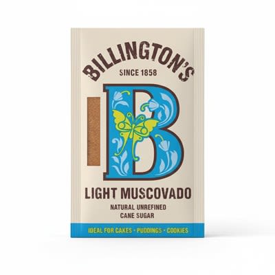 Billington's Light Muscovado Natural Unrefined Cane Sugar 500g