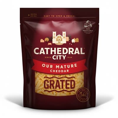 CATHEDRAL CITY Our Mature Cheddar Grated 180g