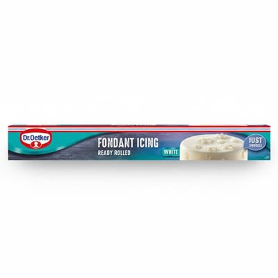 Dr. Oetker Ready Rolled White Soft Fondant Icing 450g