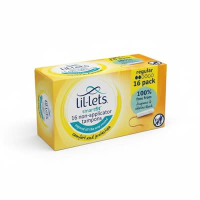 Lil-Lets Smartfit 16 Non-Applicator Tampons Regular