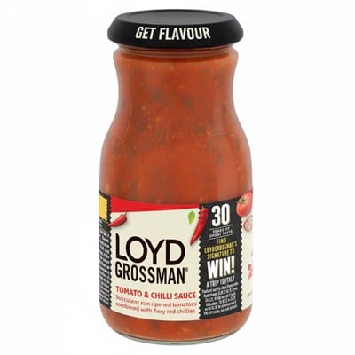 Loyd Grossman Tomato & Chilli Sauce 350g