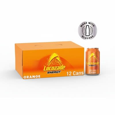 Lucozade Energy Drink Orange 12 x 330ml
