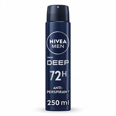 NIVEA Deep Black Carbon 72h Anti-perspirant Deodorant Spray 250ML