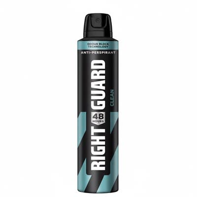 Right Guard 48H Hours Clean Anti-Perspirant 250ml