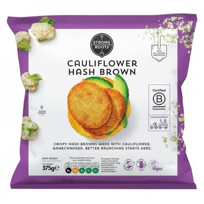 Strong Roots 9 Cauliflower Hash Brown 375g