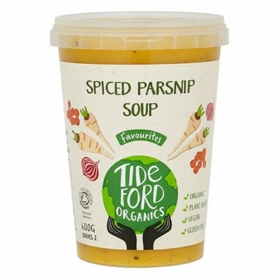 Tideford Organics Favourites Spiced Parsnip Soup 600g