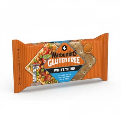 Warburtons 4 Gluten Free White Wraps