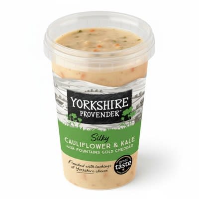 Yorkshire Provender Silky Cauliflower & Kale with Fountains Gold Cheddar 600g