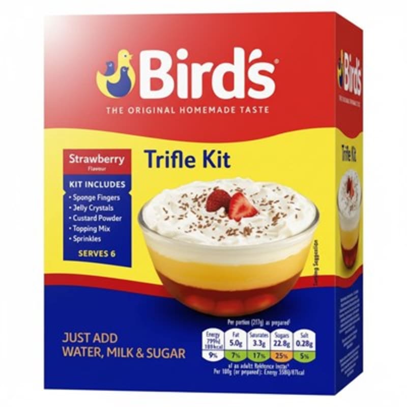 Bird's Strawberry Flavour Trifle Kit 141g