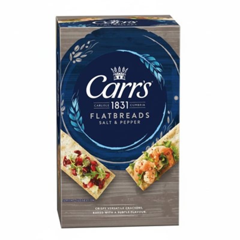 Carr's Flatbread Salt & Pepper Crackers 150g