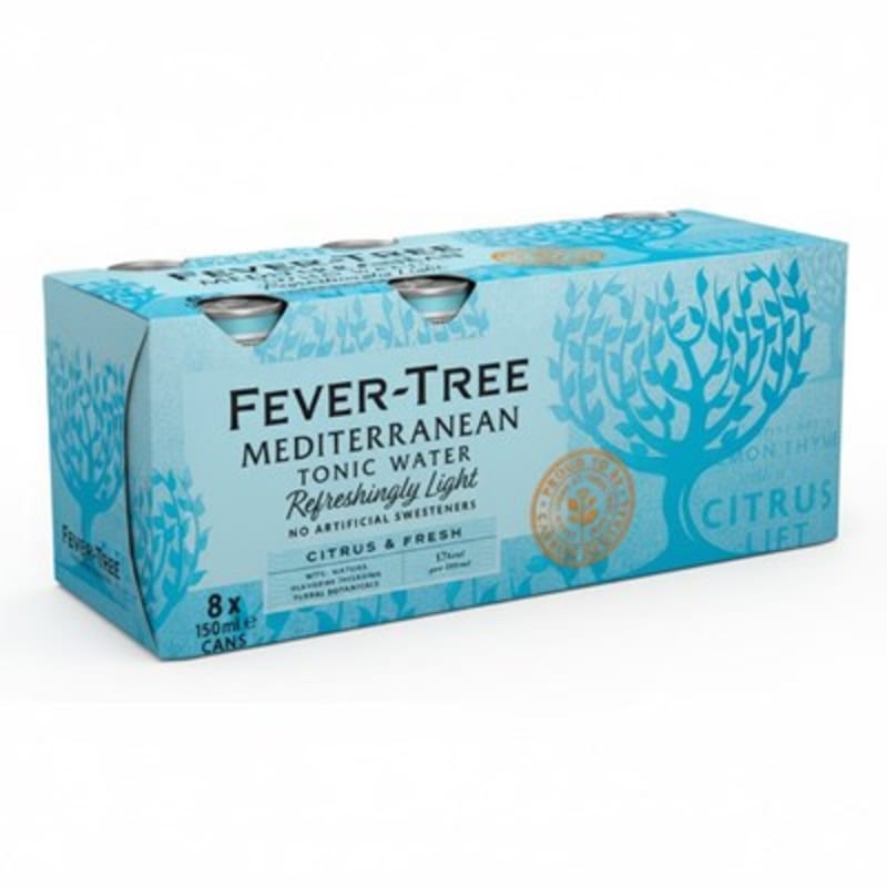 Fever-Tree Mediterranean Tonic Water 8 x 150ml
