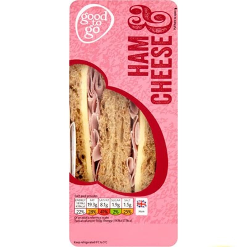 Ham & Cheese Sandwich 1 Serving