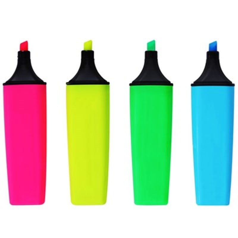 Highlighters Retailer Brand 4 Pack