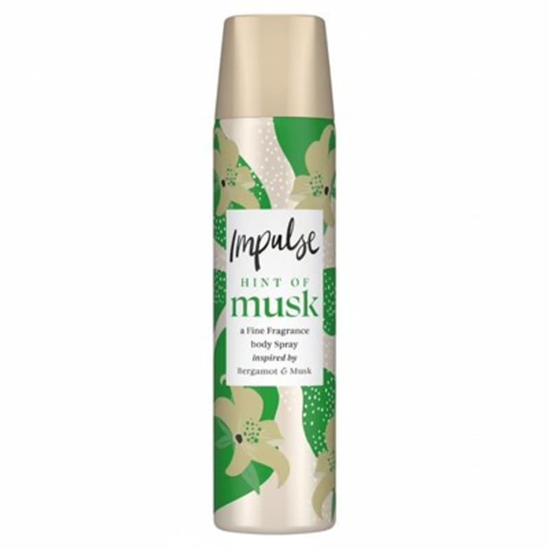 Impulse Hint of Musk Body Spray 75ml