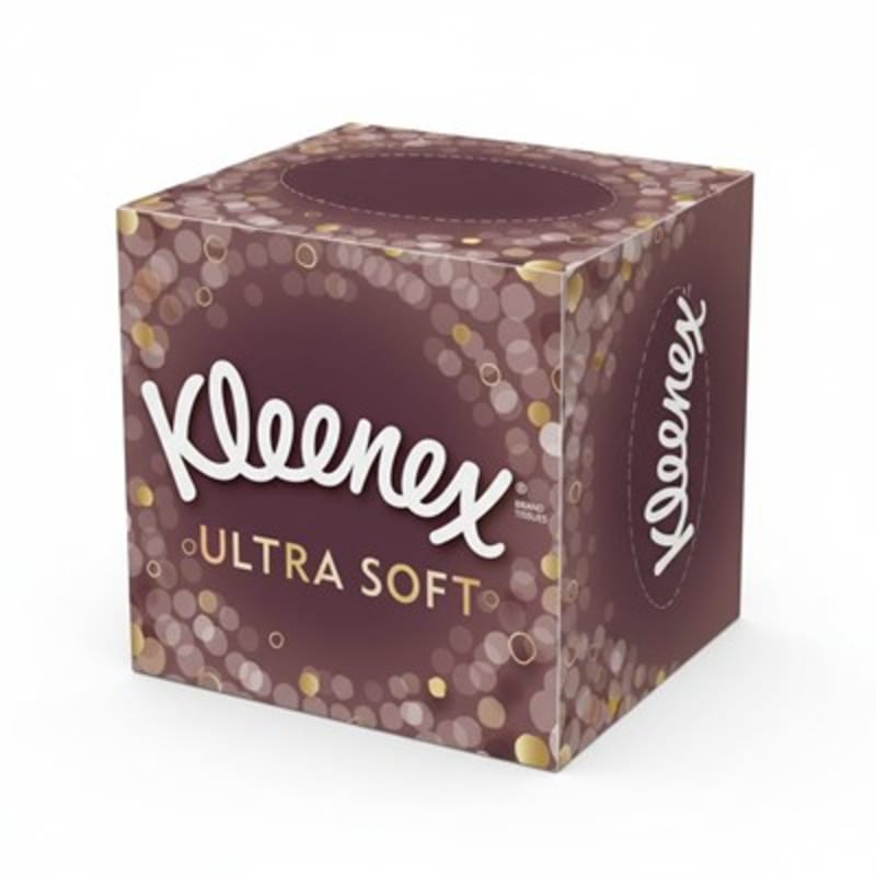 Kleenex® Ultra Soft Tissues Cube Single Box
