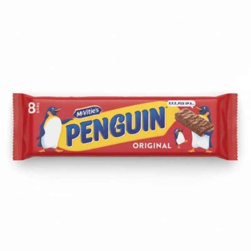 McVitie's Penguin Original 8 x 24.6g (196.8g)