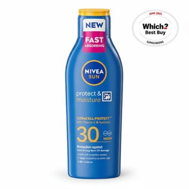 NIVEA NIVEA SUN Protect & Moisture Lotion sun cream spf30, 200ml 200ML
