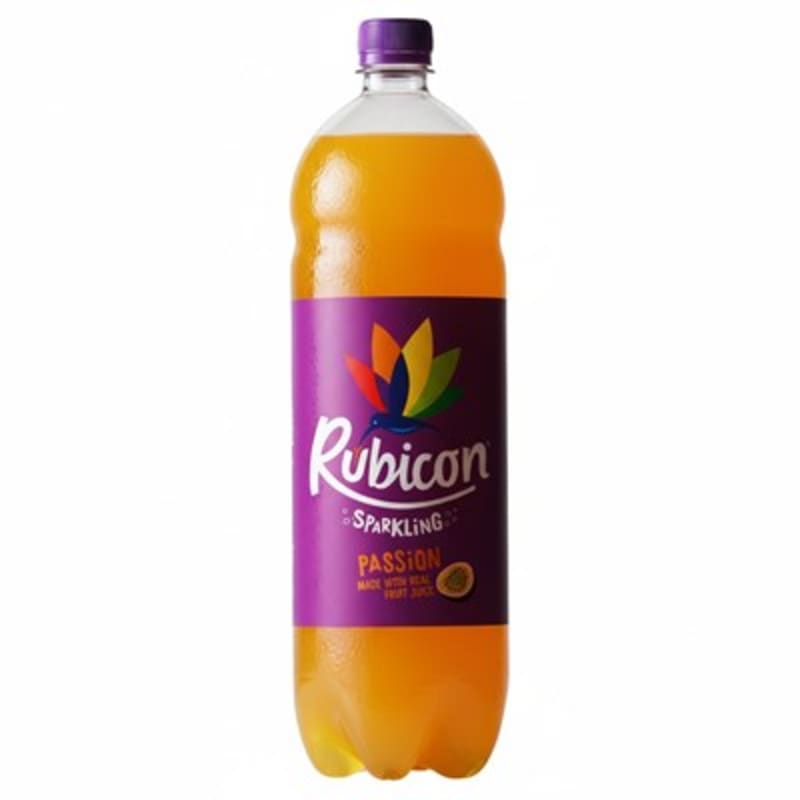 Rubicon Sparkling Passionfruit Juice Soft Drink 2L