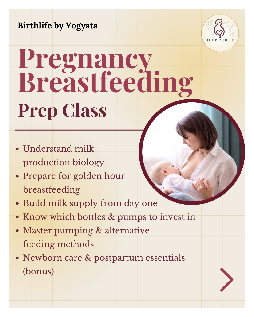 Pregnancy Breastfeeding Preparation masterclass