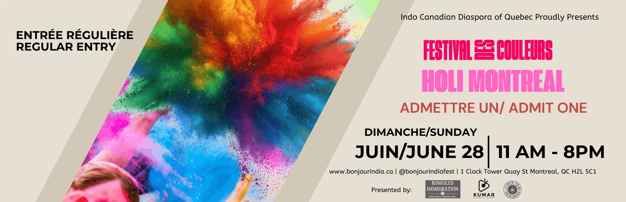 Holi Montreal – Festival of Colors 2026
