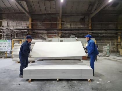 Воскресенское предприятие установило самую большую в мире печь гипсоварения