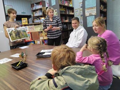 В Краснооктябрьской библиотеке путешествовали в историю