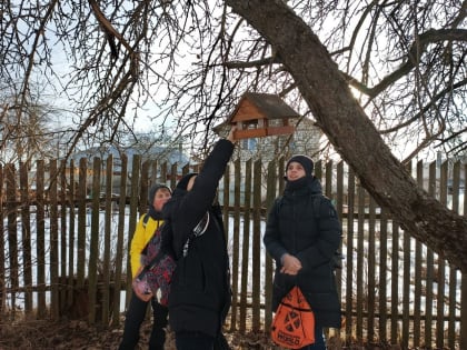 Рузские школьники участвуют в акции «Пернатый квартал»