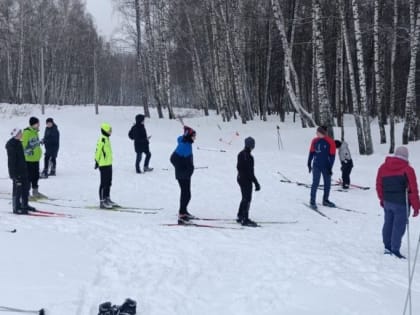 Первое занятие в новой секции по лыжным гонкам прошло в Кашире