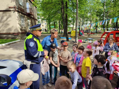 Госавтоинспекторы городского округа Павловский Посад провели профилактические беседы в детском саду