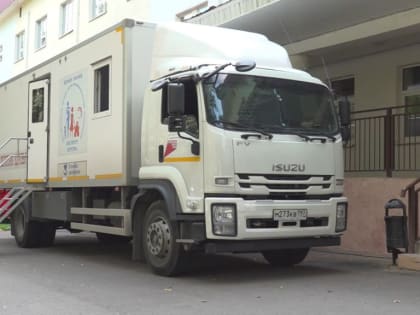 Мобильный медицинский автобус продолжает заботиться о здоровье детей в Раменском
