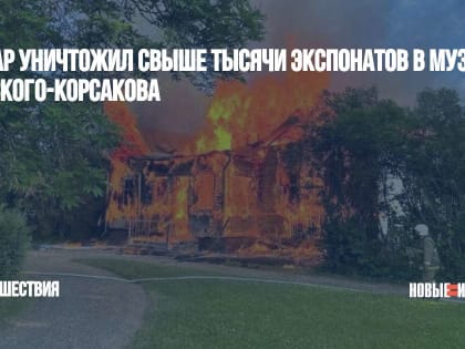 Пожар уничтожил свыше тысячи экспонатов в музее Римского-Корсакова